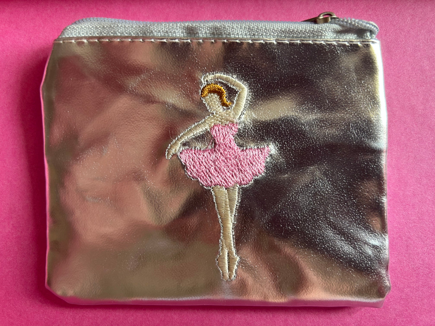 Ballet metallic purse