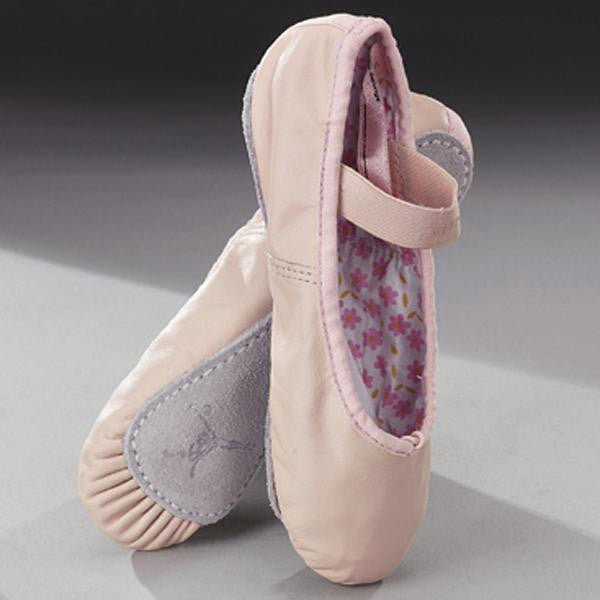 Capezio Daisy pink leather ballet shoes