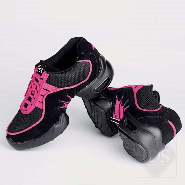Black/pink street shoes