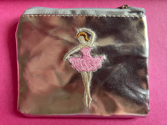Ballet metallic purse