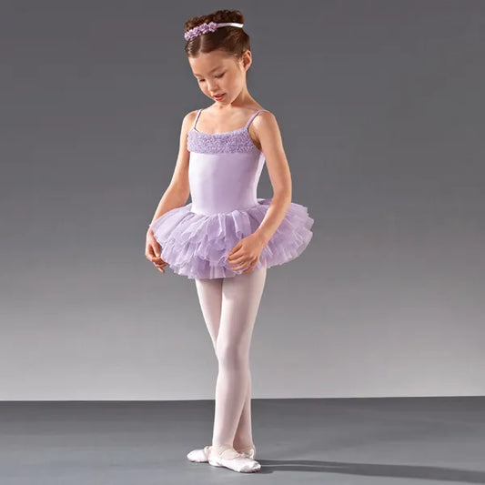 Bloch Desdemona Girls Lilac Tutu Leotard