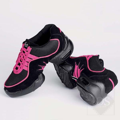 Pink split sole street dance sneakers