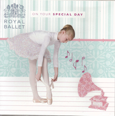 On your special day Royal Ballet greeting card